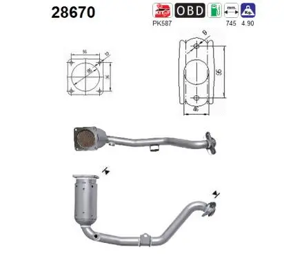 Catalytic Converter (28670)