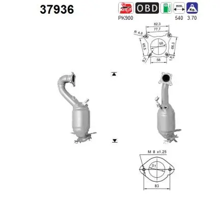 Catalytic Converter (37936)