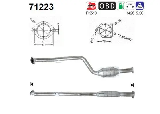 Catalytic Converter (71223)