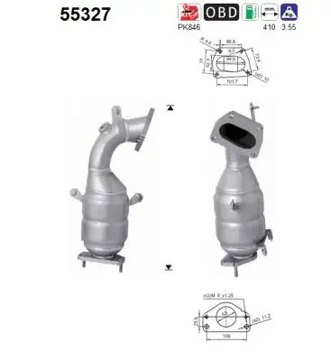 Catalytic Converter (55327)