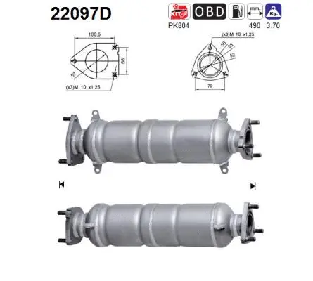 Catalytic Converter (22097D)