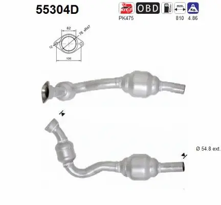 Catalytic Converter (55304D)