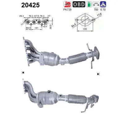 Catalytic Converter (20425)