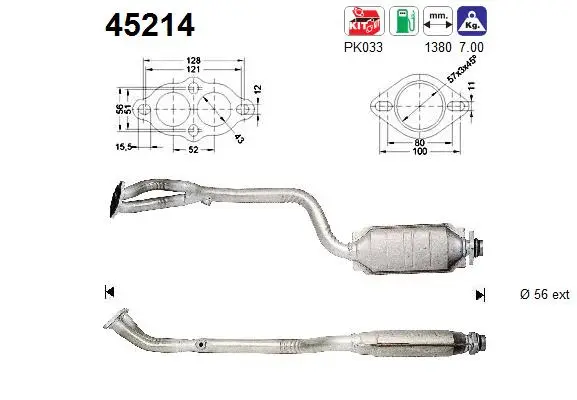 Catalytic Converter (45214)
