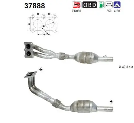 Catalytic Converter (37888)