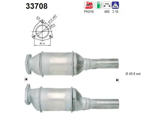 Catalytic Converter (33708)