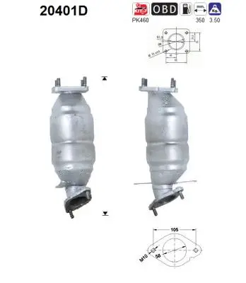 Catalytic Converter (20401D)