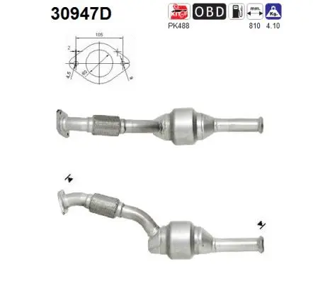 Catalytic Converter (30947D)