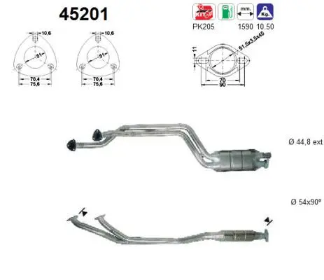 Catalytic Converter (45201)
