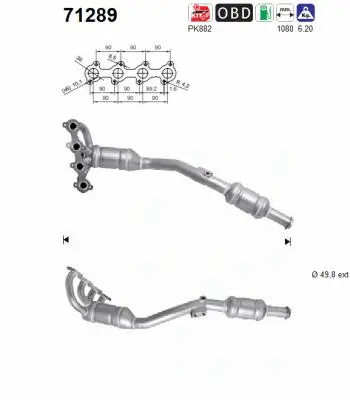 Catalytic Converter (71289)