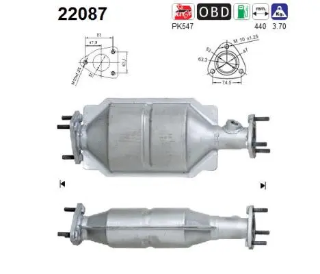 Catalytic Converter (22087)