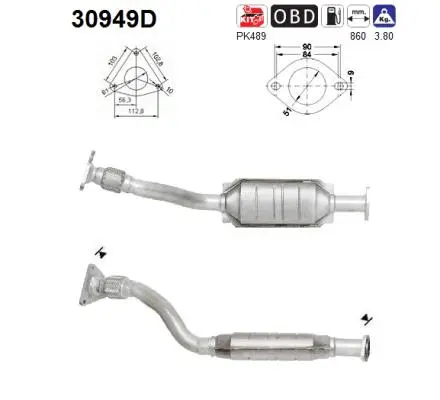 Catalytic Converter (30949D)