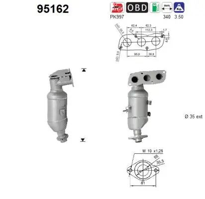 Catalytic Converter (95162)