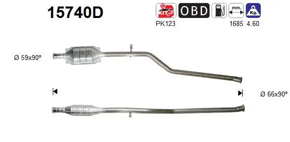Catalytic Converter (15740D)