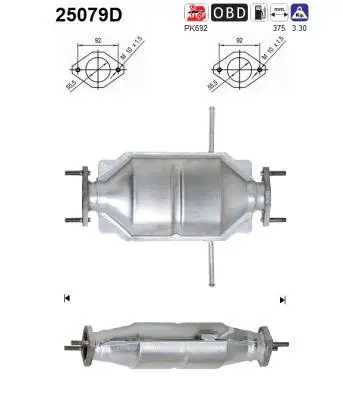 Catalytic Converter (25079D)