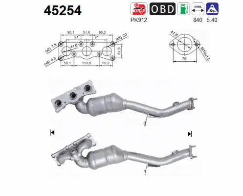 Catalytic Converter (45254)
