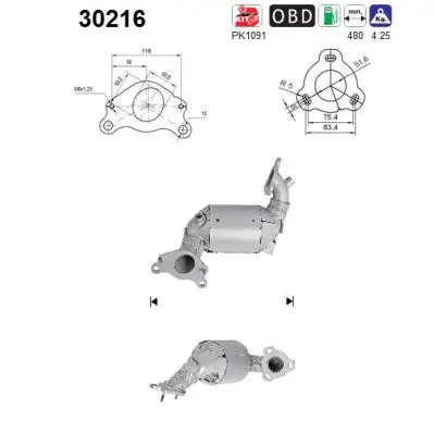 Catalytic Converter (30216)