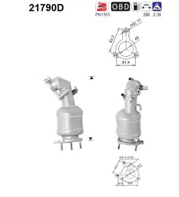 Catalytic Converter (21790D)