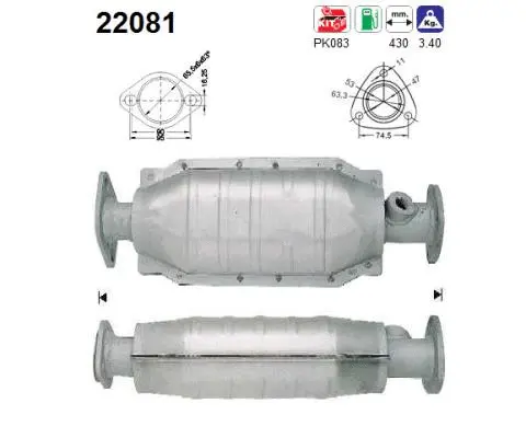 Catalytic Converter (22081)