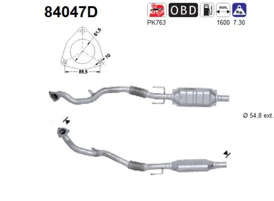 Catalytic Converter (84047D)