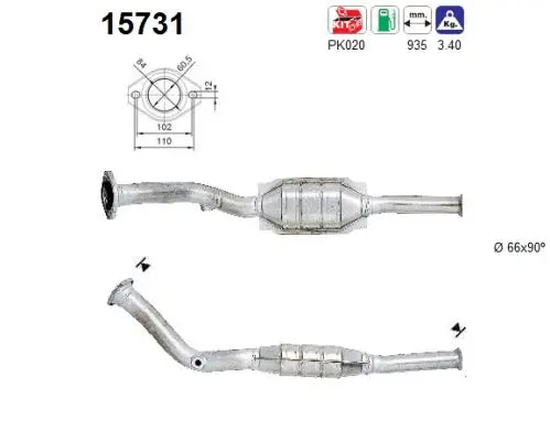 Catalytic Converter (15731)