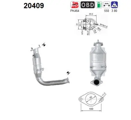 Catalytic Converter (20409)