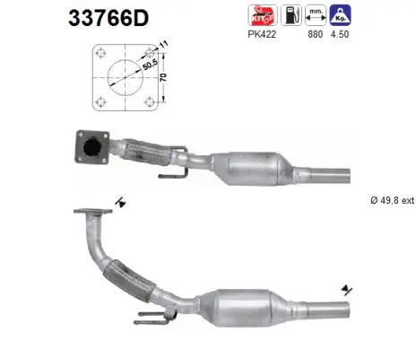 Catalytic Converter (33766D)
