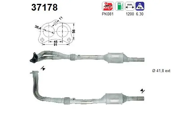 Catalytic Converter (37178)