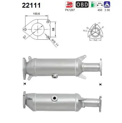 Catalytic Converter (22111)