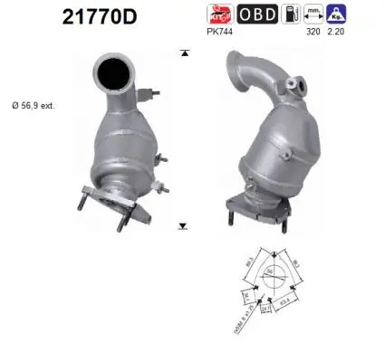 Catalytic Converter (21770D)