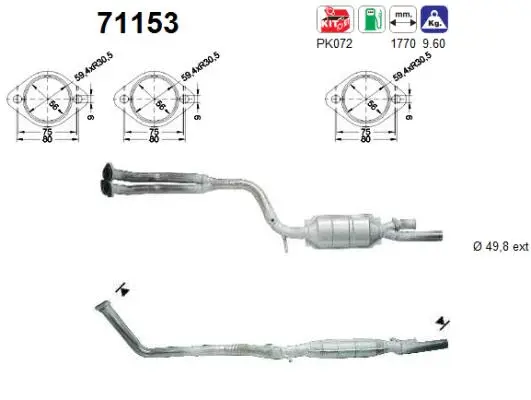 Catalytic Converter (71153)