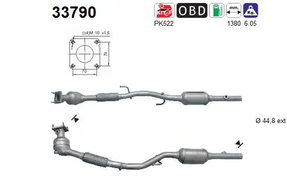 Catalytic Converter (33790)