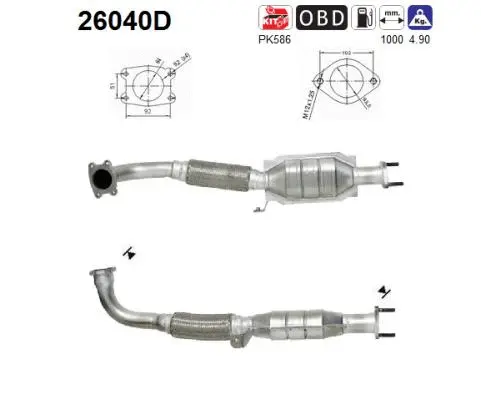 Catalytic Converter (26040D)