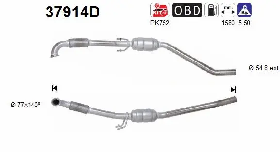 Catalytic Converter (37914D)