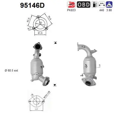 Catalytic Converter (95146D)