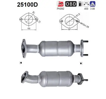 Catalytic Converter (25100D)