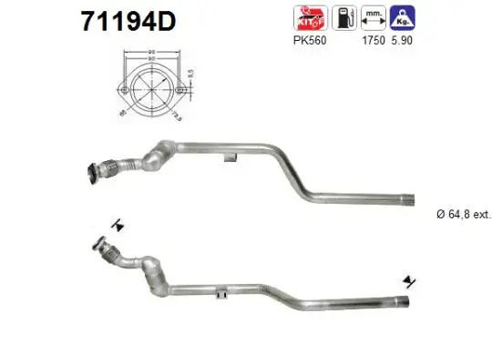 Catalytic Converter (71194D)