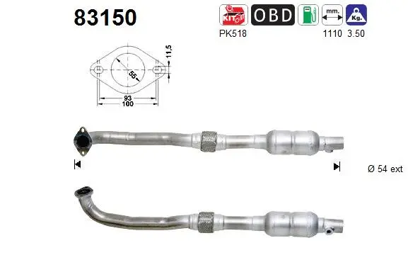 Catalytic Converter (83150)