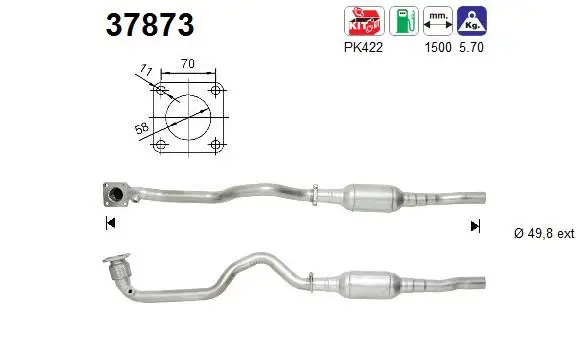 Catalytic Converter (37873)