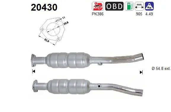 Catalytic Converter (20430)