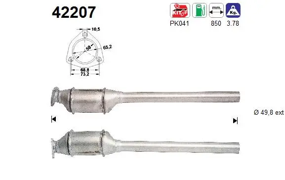 Catalytic Converter (42207)