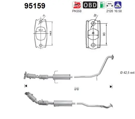Catalytic Converter (95159)