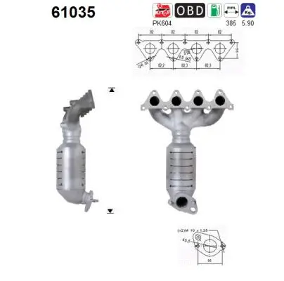 Catalytic Converter (61035)