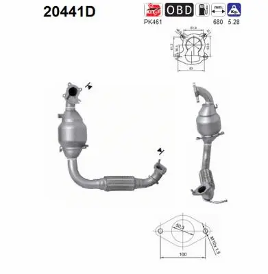 Catalytic Converter (20441D)