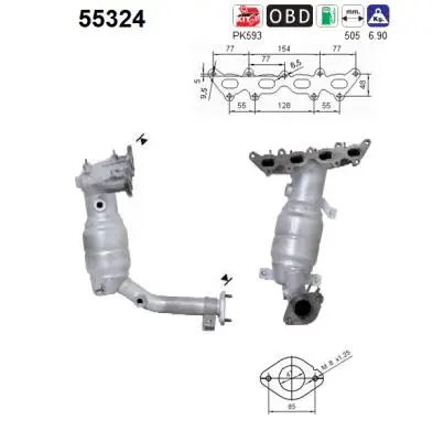 Catalytic Converter (55324)