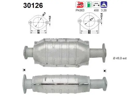 Catalytic Converter (30126)