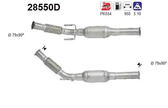 Catalytic Converter (28550D)