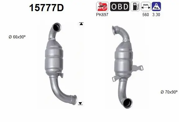 Catalytic Converter (15777D)