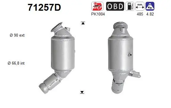 Catalytic Converter (71257D)