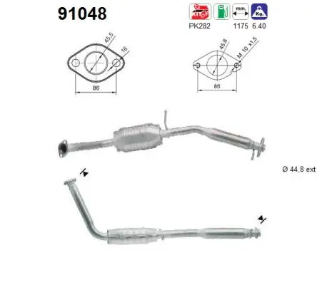 Catalytic Converter (91048)